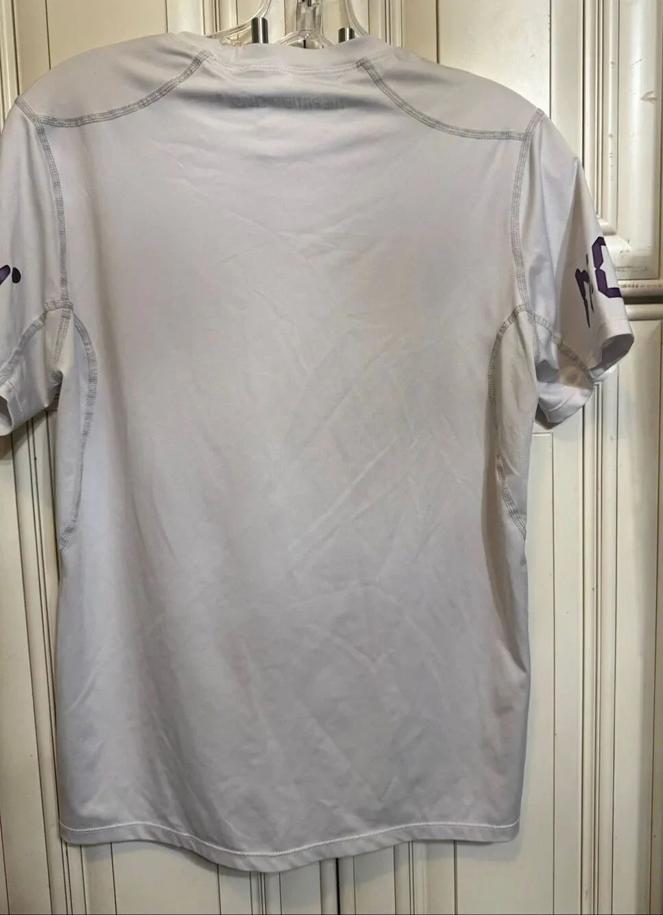 The Patient Chase Youth Short Sleeve Crew Neck NOW Performance Tee White Medium